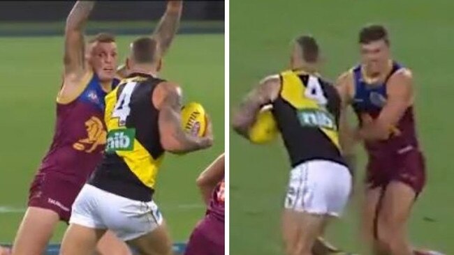 Dustin Martin was tamed on Friday night.