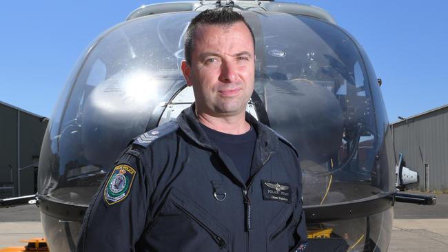 Sergeant Grant Waddups, a former PolAir pilot in 2017.