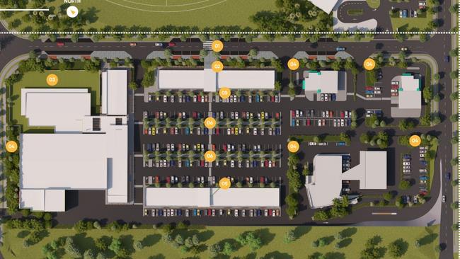 The Whitsunday Paradise estate will include a shopping complex with a childcare centre. Picture: Supplied