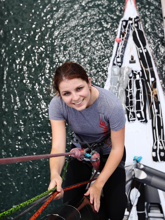 Julia Cooney was on Sydney to Hobart winner Comanche.