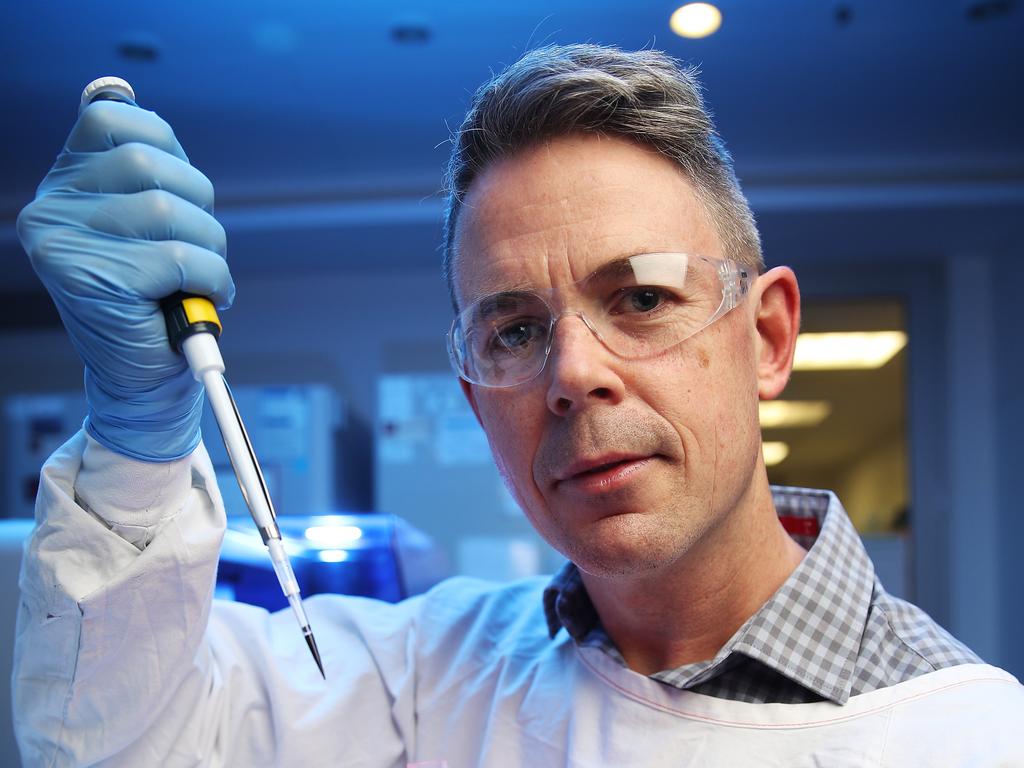 Associate Professor Nathan Bartlett from University Newcastle and Hunter Medical Research Institute. Picture: David Swift