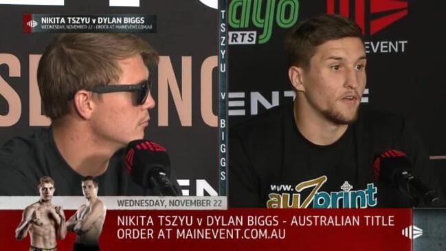 Dylan Biggs calls out Nikita Tszyu for cherry picking easy fights