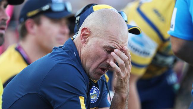 Eels coach Brad Arthur has had a mixed two seasons. Picture. Phil Hillyard