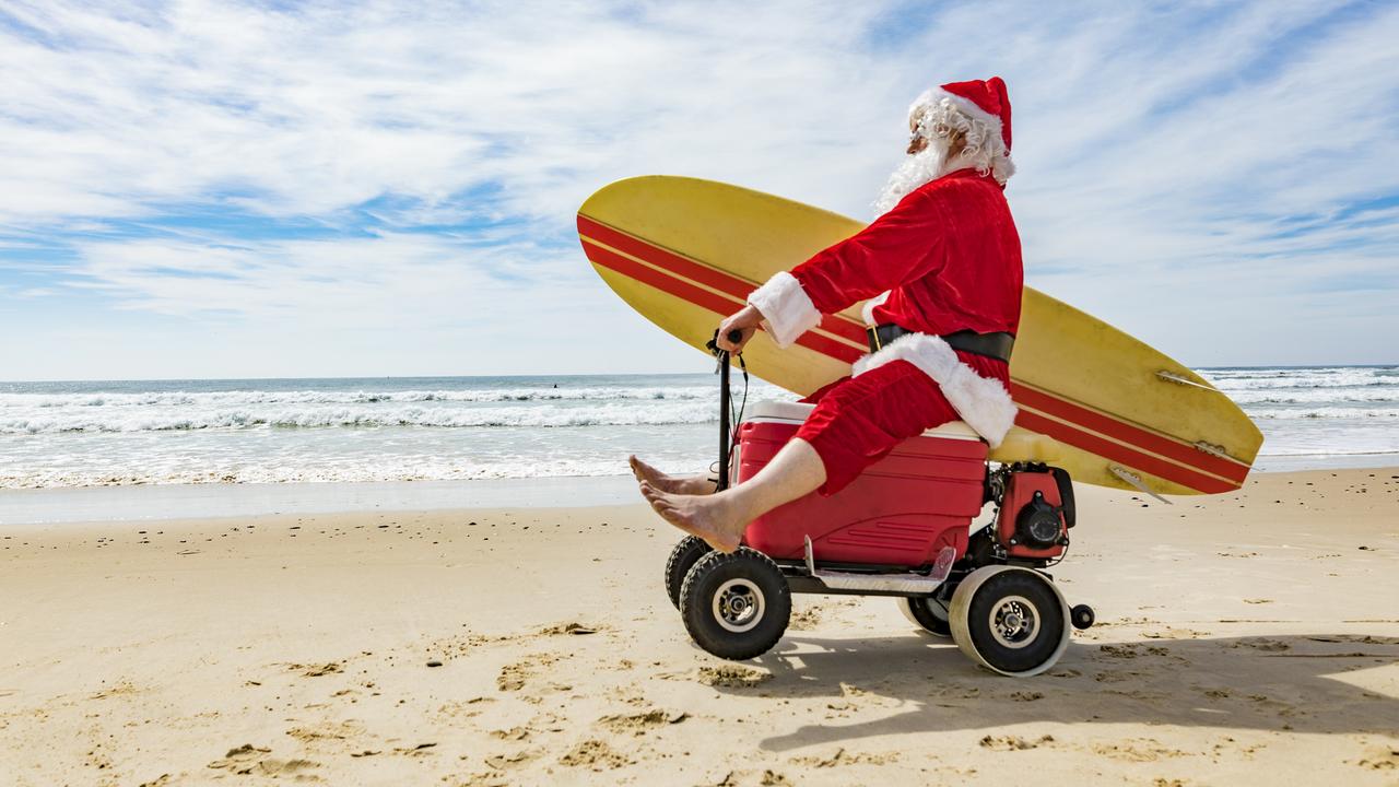 Yep … there's no white Christmas Down Under.
