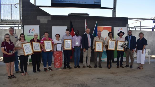 All of the Award Winners at the Maranoa Australia Day Awards 2023. Picture: Chloe Cufflin.