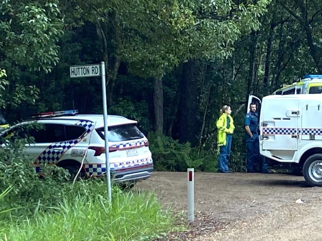 A driver and his passenger made a desperate escape after their car plunged off a bridge at Image Flat and became fully submerged. Photo: Patrick Woods.