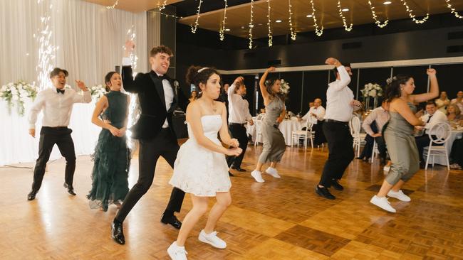 Toula Georges and Kiernan Tait’s wedding. Picture: Lover of Mine