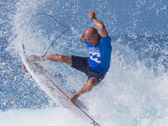 Kelly Slater is the oldest man on the world tour. Parkinson is the second oldest.