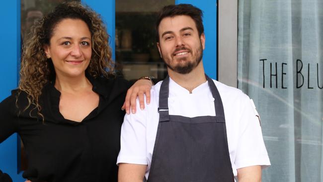 Dylan Cashman (right) pictured with his General Manager Angelica Nohra. Nohra has created a wine list that focuses on wine from NSW.