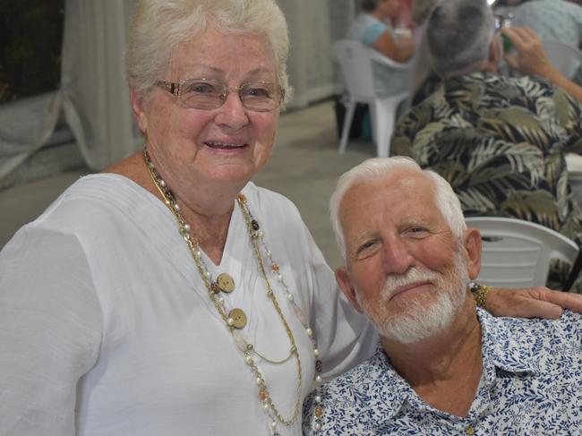 Jay and Len from Hervey Bay at the Italian long lunch, February 25, 2024.