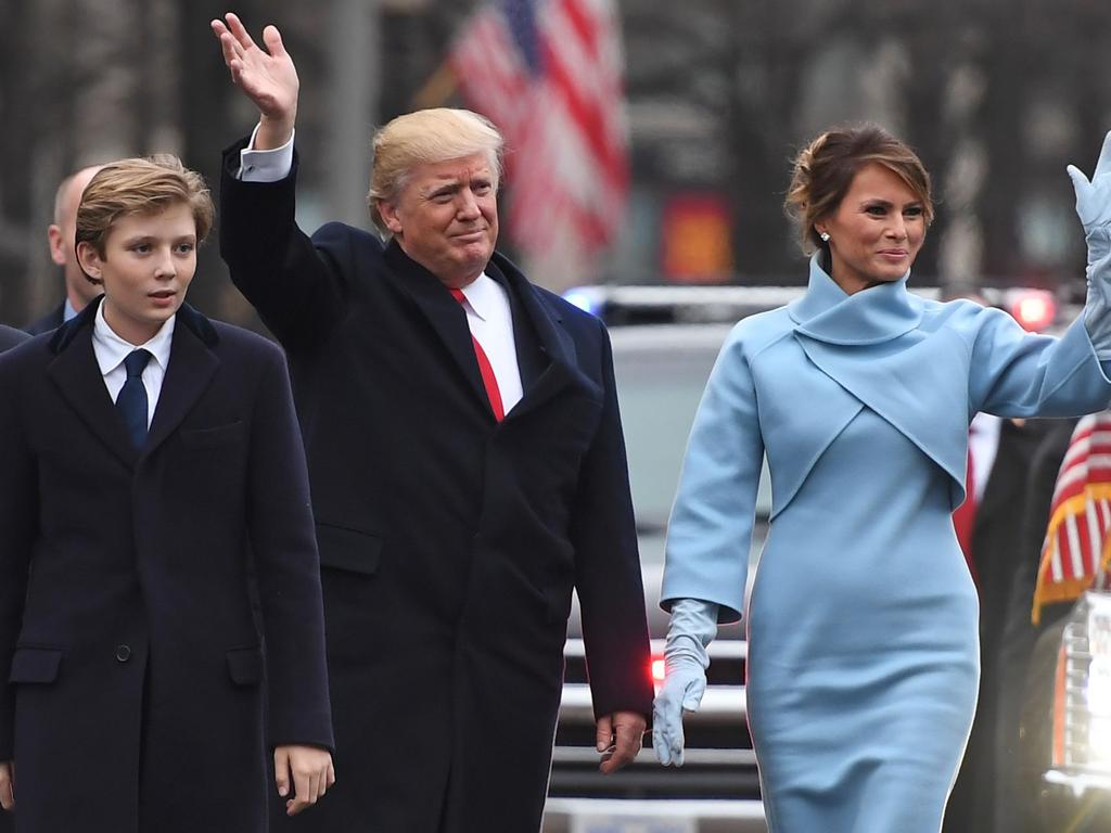 Barron Trump looks unrecognisable in new photos Suddenly very tall