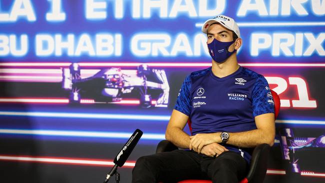 Nicholas Latifi was a target for abuse after the race. (Photo by Antonin Vincent / POOL / AFP)