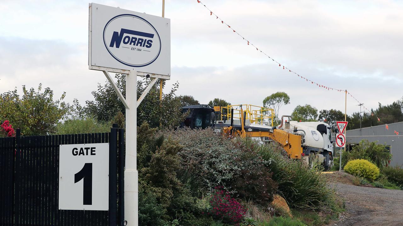 Norris Construction Group exterior in Gravel Pits Rd, South Geelong. Picture: Alan Barber