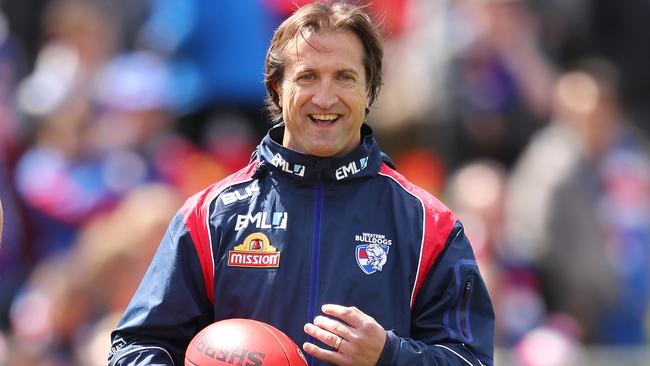 Luke Beveridge says there is no weight of expectation on the Bulldogs. Picture: Getty Images