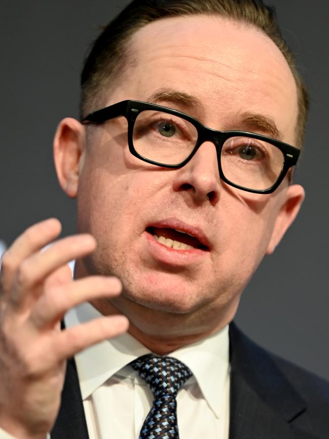 QANTAS CEO Alan Joyce has outlined how the airline will emerge from the Covid-19 pandemic. Picture: NCA NewsWire / Jeremy Piper