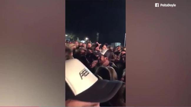 7 News:  Shannon Noll has launched an angry tirade at an audience member for throwing a beer can at him during a performance