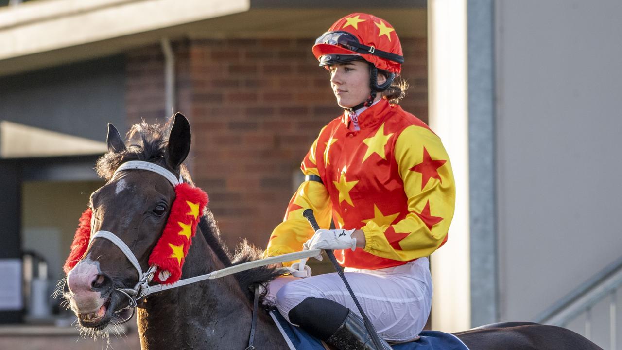 Toowoomba apprentice jockey Angela Jones. Picture: Nev Madsen.