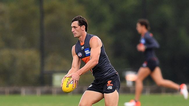 Jake Stein has been named to debut for GWS Giants against North Melbourne. Picture: AAP Image/Dan Himbrechts.