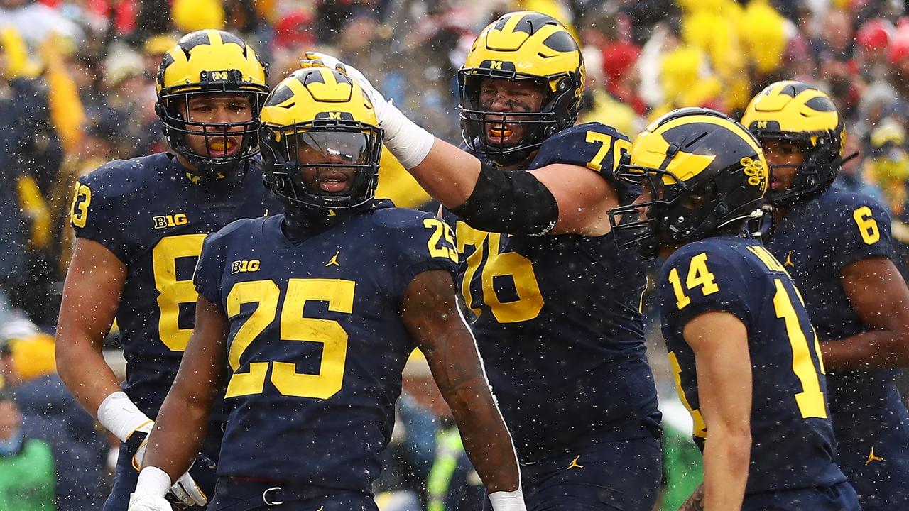 Michigan’s win over Ohio State created more college football chaos. Photo: Mike Mulholland/Getty Images/AFP