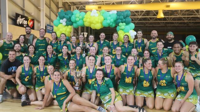 Pints won the top three senior division titles in the 2023 Darwin Netball season. Picture: Leithal Pictures