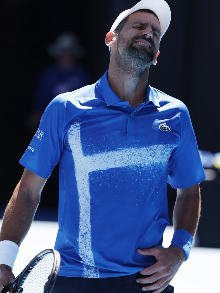 Djokovic had been struggling. Picture: Michael Klein