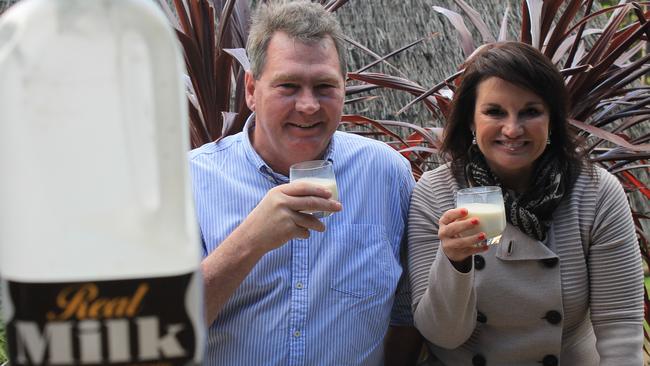 Steve Martin and Jacqui Lambie. PICTURE SUPPLIED