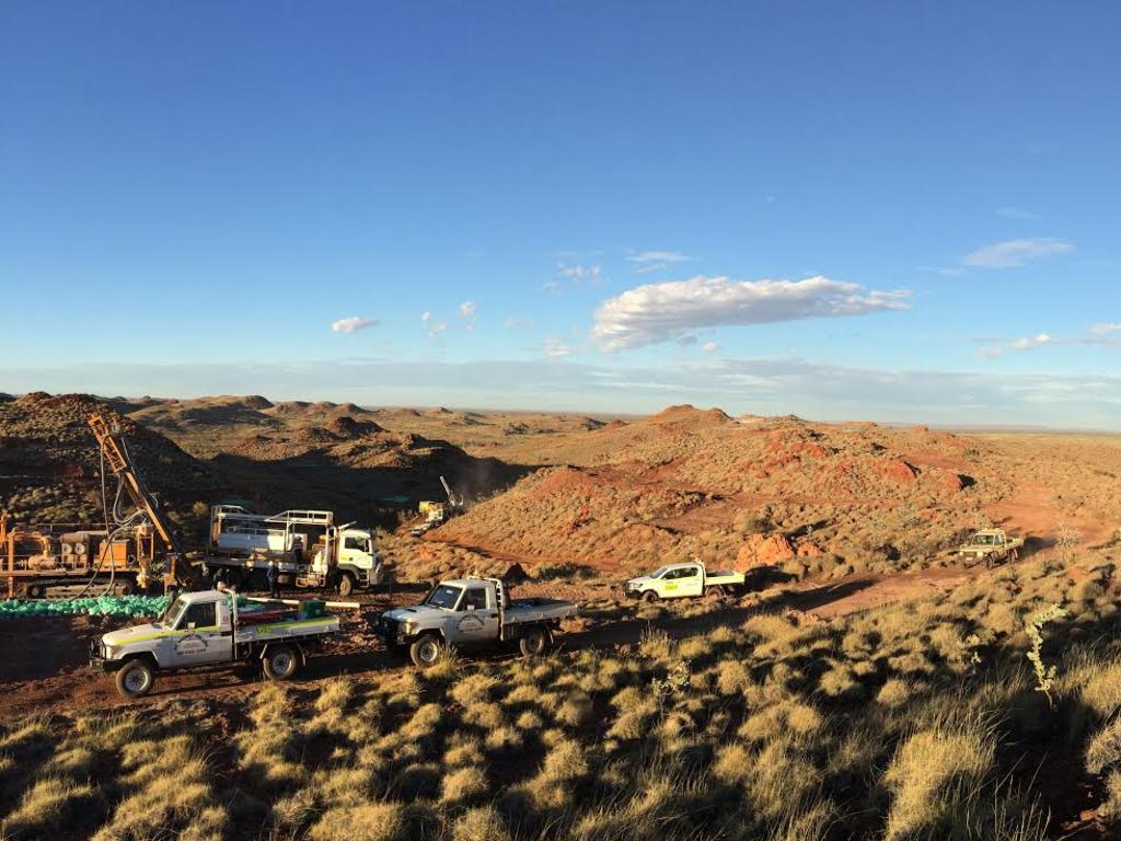 Exploration by Pilbara Minerals at its Pilgangoora lithium/tantalum project, 120kms south of Port Hedland, Western Australia