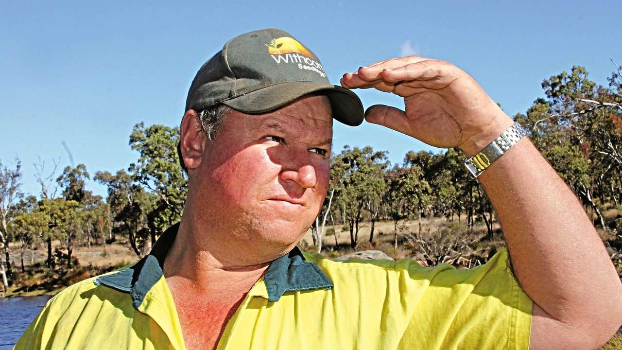 ON THE LOOK OUT: Ballandean farmer Michael Simpson copped a scare on Sunday after being bitten by a snake. Picture: File