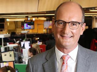 16/3/16: Sunrise host David Koch at the Channel Seven studio in Sydney. He is talking about his role as chairman of the Port Adelaide AFL club. John Feder/The Australian.