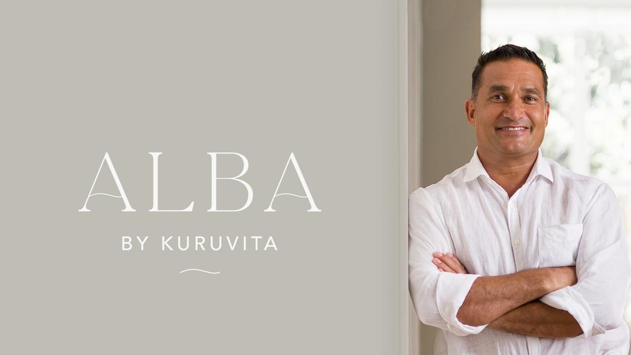 Chef Peter Kuruvita outside his new culinary precinct Alba by Kuruvita in Noosa.