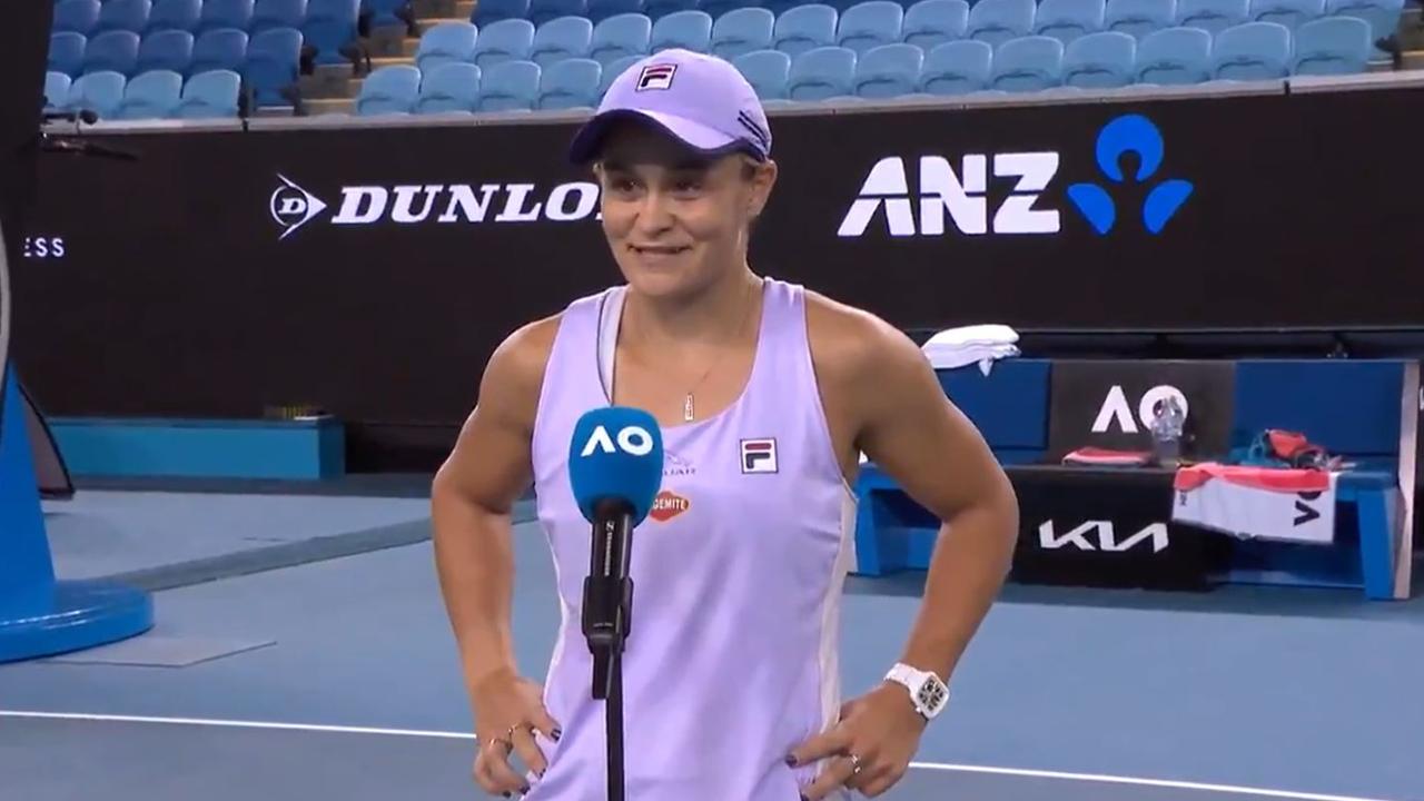 Ash Barty is through to the fourth round of the Australian Open.