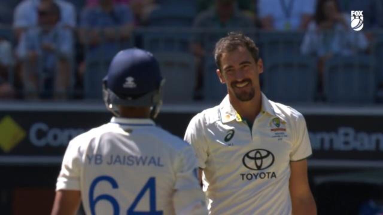 Jaiswal's 'too slow' Mitchell Starc jab