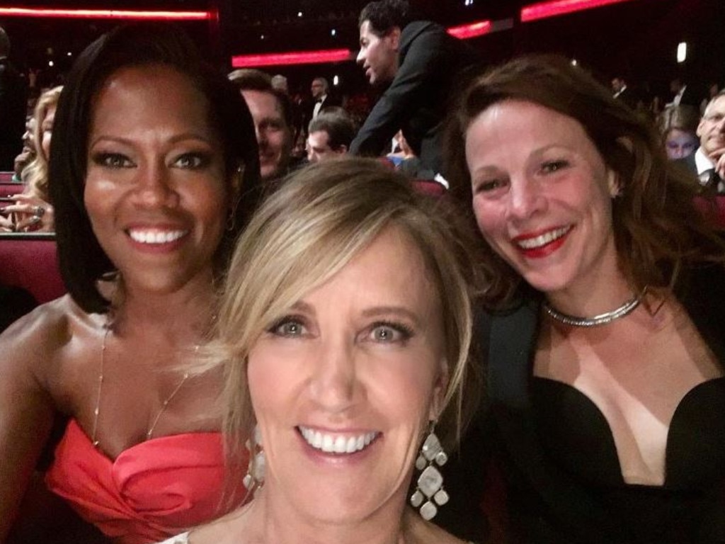 Felicity Huffman with Regina Kind and Lili Taylor, "Regina King!!! You rock goddess lady!! Congrats!" Picture: Instagram