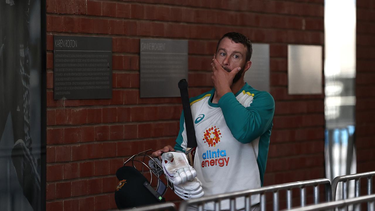 Matthew Wade has dropped a big hint about the fitness of David Warner. Picture: getty