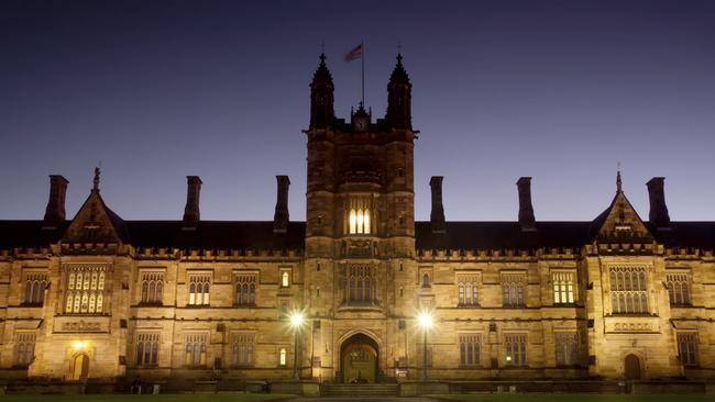 The University of Sydney quadrangle. Established in 1850, the university is the oldest in Australia and Oceania.