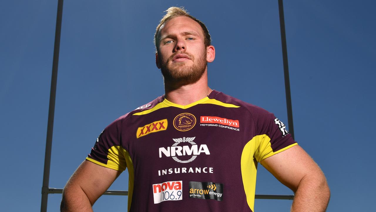 Matt Lodge has decided to stay at the Broncos until at least the end of the 2020 season. (AAP Image/Darren England)