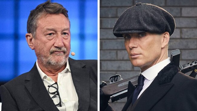 Steven Knight and Cillian Murphy. Pictures: AFP/A Caryn Mandabach and Tiger Aspect Production