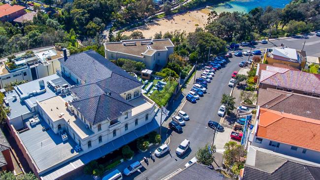 The alleged altercation occurred out the front of The Clovelly Hotel on Saturday afternoon.