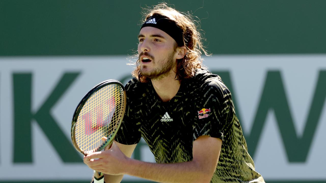 Stefanos Tsitsipas was due to arrive in Australia on Tuesday night.