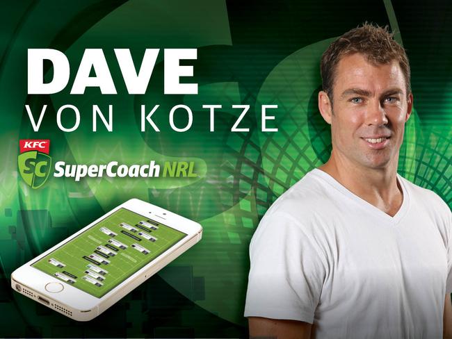 KFC SuperCoach NRL 2020: Dave Von Kotze team reveal