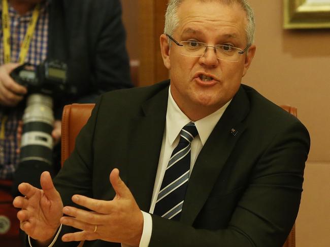 Treasurer Scott Morrison said the tax cut was ‘affordable’ and ‘responsible’. Picture Kym Smith