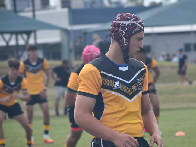Prop Hugh McKinlay was a revelation for the Capricornia 14-15 years boys rugby league team.