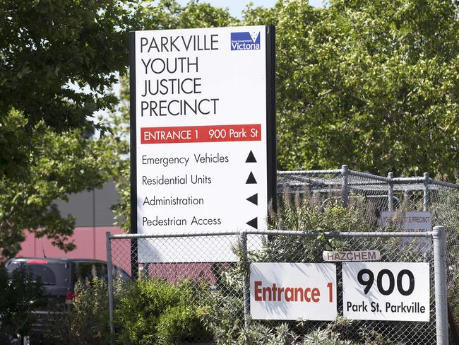 Quite at Parkville Youth Justice Precinct the day after riots last night.