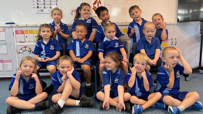 Dalby State School, Prep B 2022. Back row (L-R) Georgia, Hayley, Rafael, Dallas, Annaliese. Middle (L-R) Sophia, Edward, Annalise, Marley. Front row (L-R) Everly, Kira, Esme, Archer, Chester Picture: Emily Devon.
