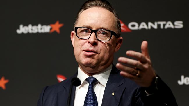 Former Qantas chief executive Alan Joyce has had his pay cut by the board. Picture: Bloomberg