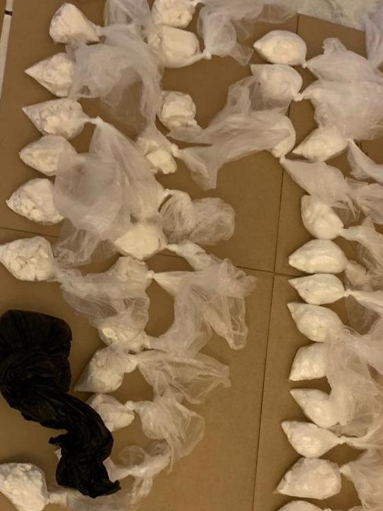Police allege more than 1.2kg of cocaine was seized in the raids. Picture: NSW Police