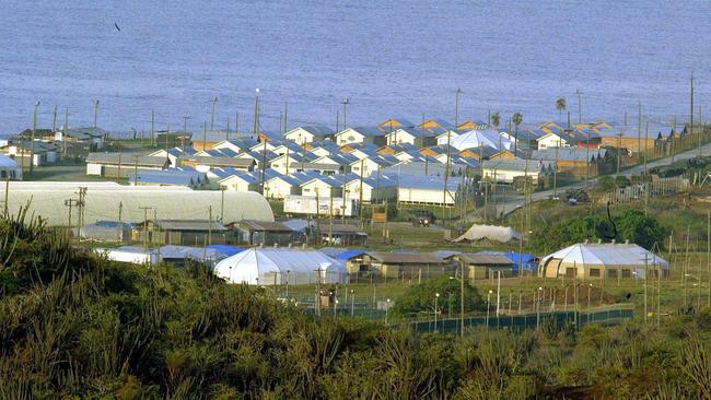 The controversial detention centre has been used terror suspects but it also has a history of detaining migrants. Picture: AFP