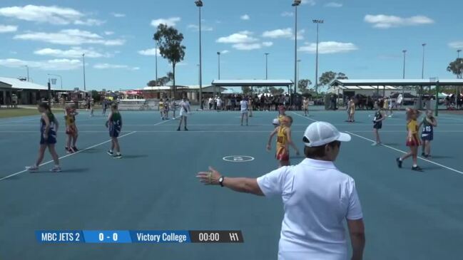 Replay: Netball Queensland Primary School Cup - MBC JETS 2 v Victory College