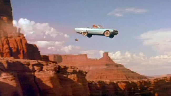 The final scene from Thelma and Louise