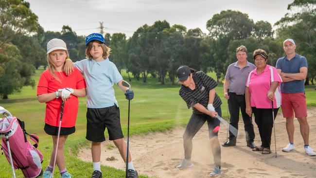 Northcote Golf Course is popular with golfers of all ages. Picture: Jason Edwards